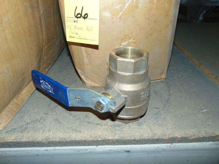 Brass Ball Valves, 1 1/2" (16 Each)