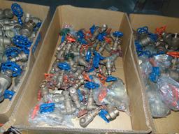 Brass Gate Valves, Asst. 1/2" (59 Each)