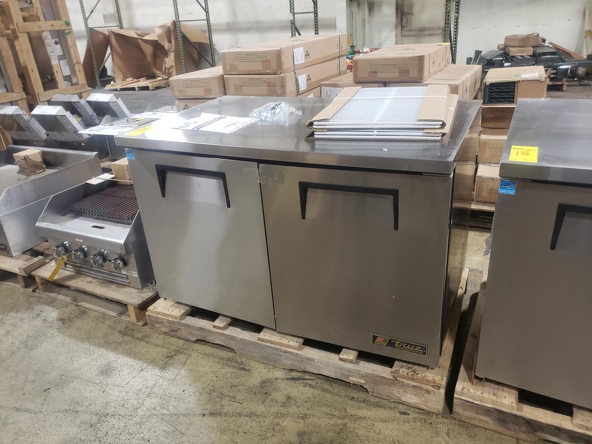 True 48" Stainless Steel Refrigerated Work Top, m/n TUC-48-LP, s/n 7591921 (New/Unused)