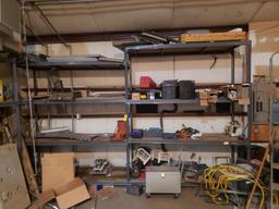 Electrical Parts & Accessories, Shelving, Etc., Asst. (Lot)