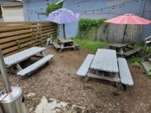 Assorted Picnic Tables, Etc. (Lot)