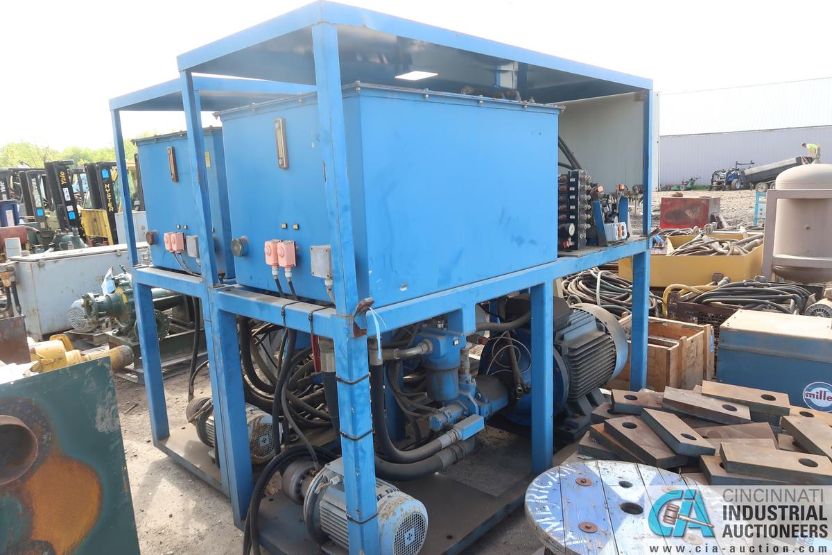 100 HP HYDROVEN MODEL 2696 HYDRAULIC PUMP, HYDRAULIC POWER UNIT