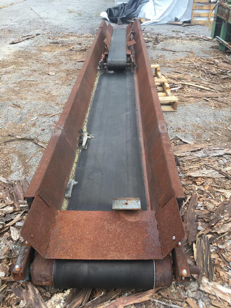 20'x20" TROUGH BELT CONVEYOR W/ 7'x9" BELT CONVEYOR - RUMFORD