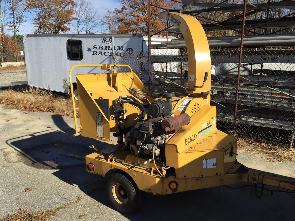 VERMEER 6" BC625A BRUSH CHIPPER, #01548 S/N: 1VRU0915111004848 HOURS: 2,225