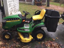 2014 JOHN DEERE D140 HYDROSTATIC 22HP LAWN TRACTOR