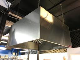 CAPTIVE AIRE 4'x4'x2'H EXHAUST HOOD