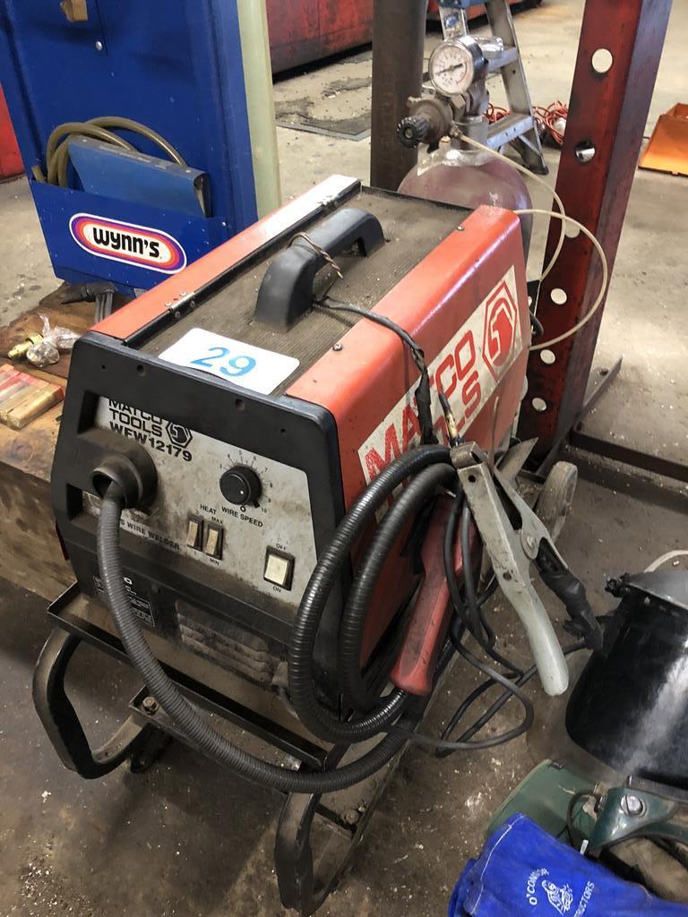 MATCO TOOLS WFW12179 WELDER, S/N: LR113971 (NO TANK)