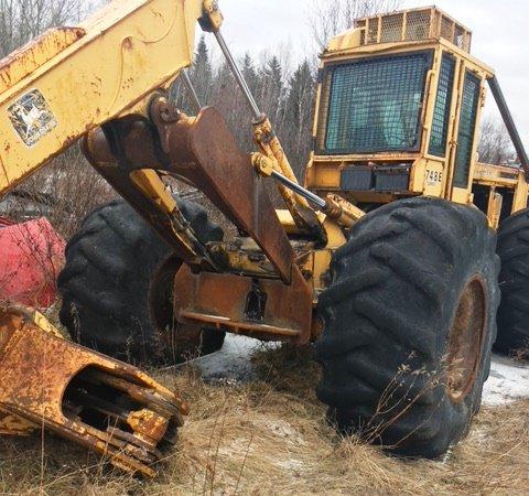 1991 JOHN DEERE 748E GRAPPLE SKIDDER S/N: DW748ET533377