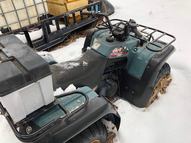 1995 YAMAHA KODIAK 400 4WD ATV, 2,014 MILES, S/N: JY44GBA00SA074926