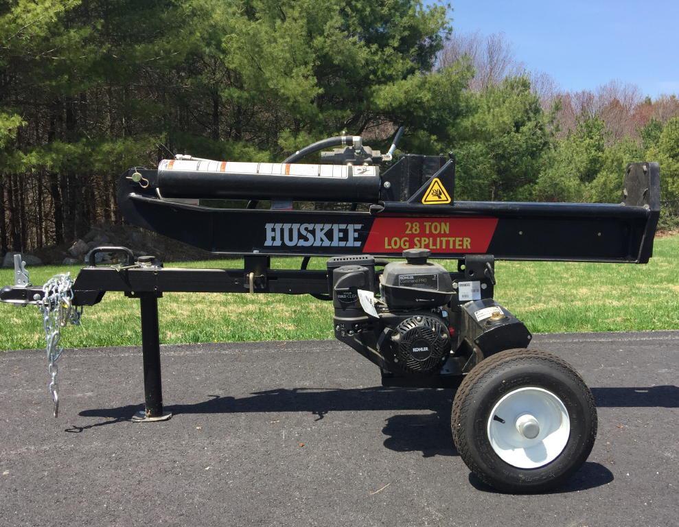 HUSKEE 28-TON LOG SPLITTER WITH KOHLER COMMAND PRO 7HP ENGINE (LYMAN)