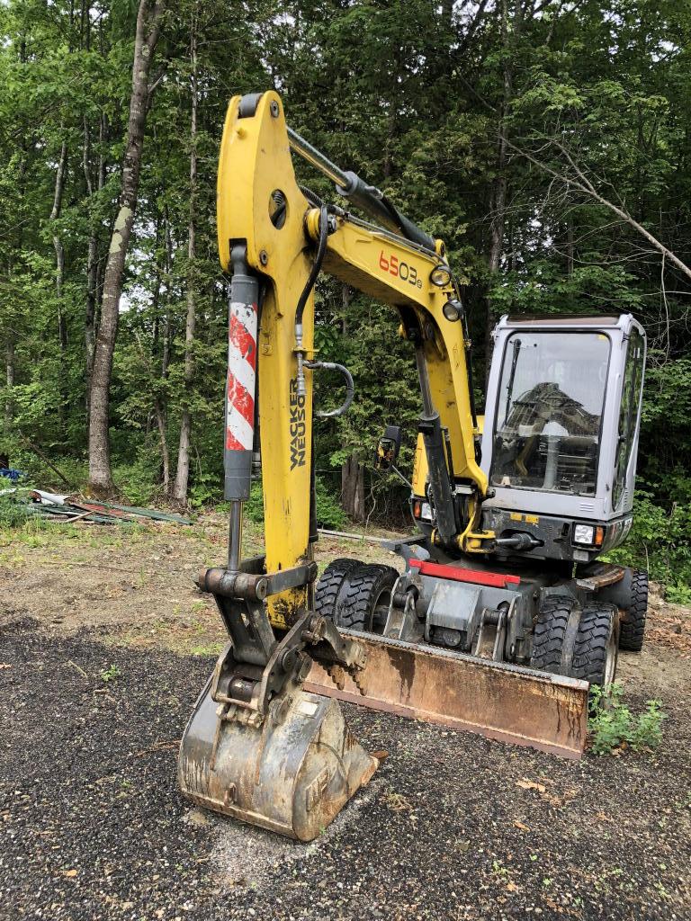 2012 WACKER NEUSON MODEL 6503-2 WHEELED EXCAVATOR