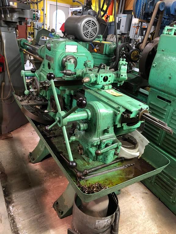 BARDONS & OLIVER No 2 GEARED ELECTRIC 5HP 3PH TURRET LATHE, S/N: 13165