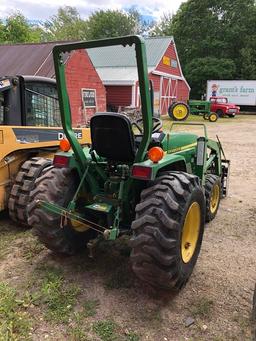 2000 JOHN DEERE 790 4WD TRACTOR, DIESEL