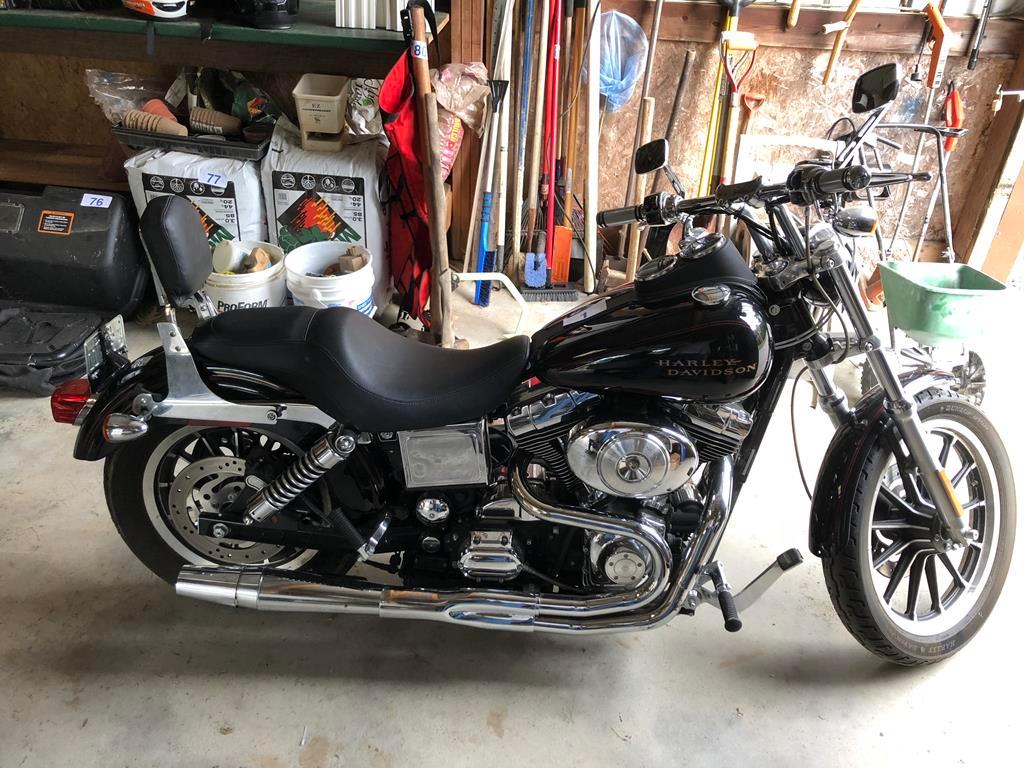 2002 HARLEY DAVIDSON DYNA LOW RIDER MOTORCYCLE, 8,333 MILES, S/N: 1HD1GDV112Y325171