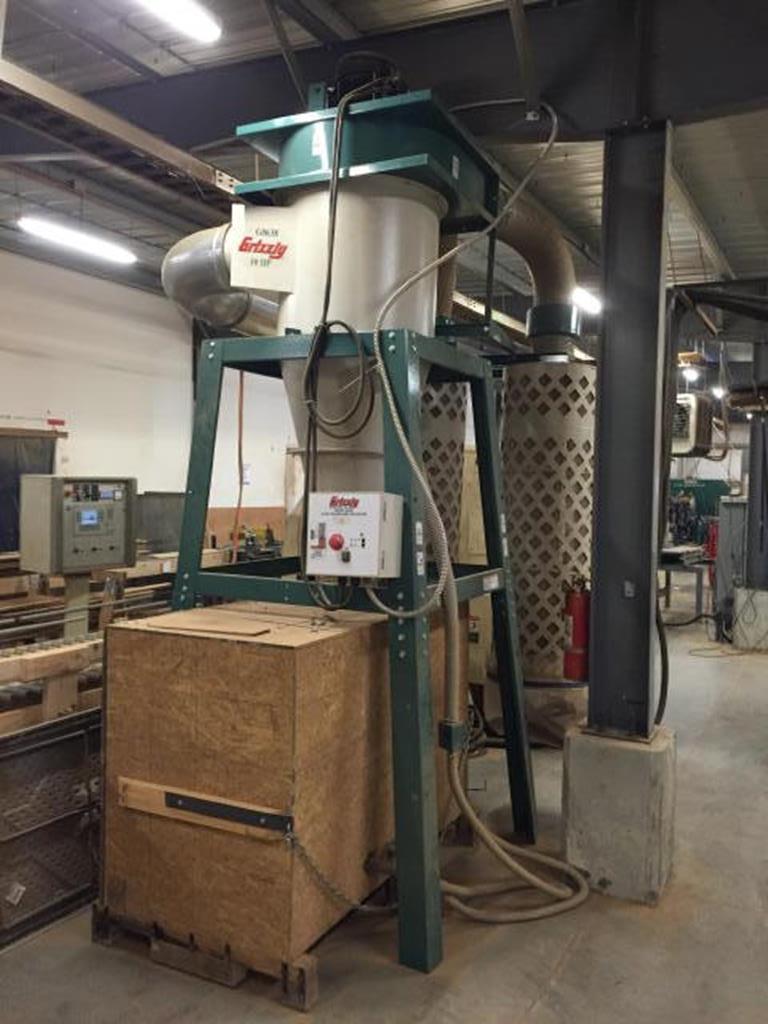 GRIZZLY MODEL G0638 10HP CYCLONE DUST COLLECTOR, 440V, 3PH.