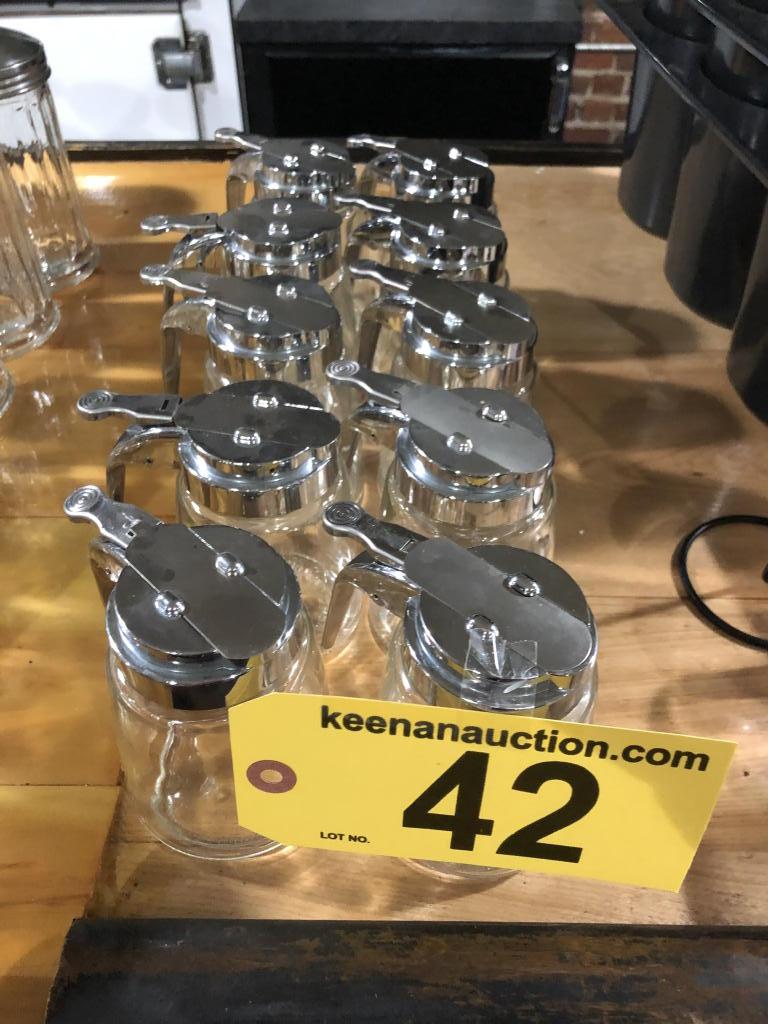 LOT OF (10) SYRUP DISPENSERS
