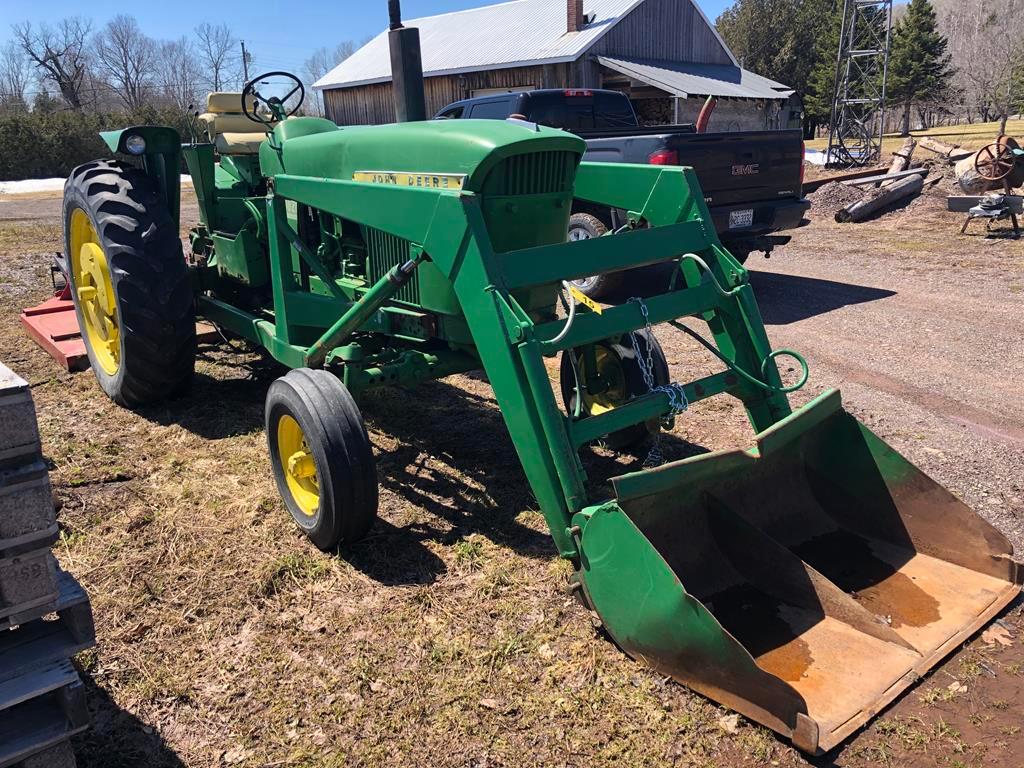 1972 JOHN DEERE 4020 DIESEL 2WD TRACTOR W/ LOADER & BUCKET, S/N: T213R269167R