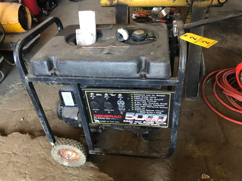 GENERAC 5000 WATT GENERATOR