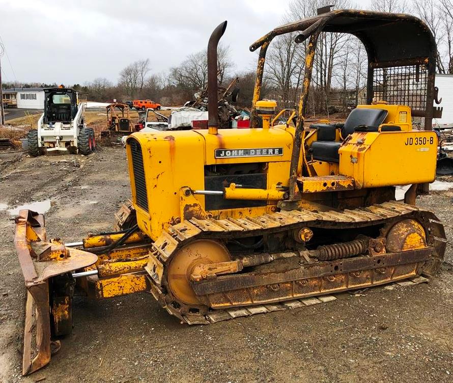 1972 JOHN DEERE 350B CRAWLER DOZER, S/N: 155178