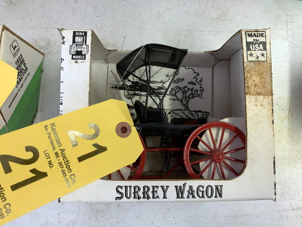 SURREY WAGON 1/16 SCALE DIE CAST