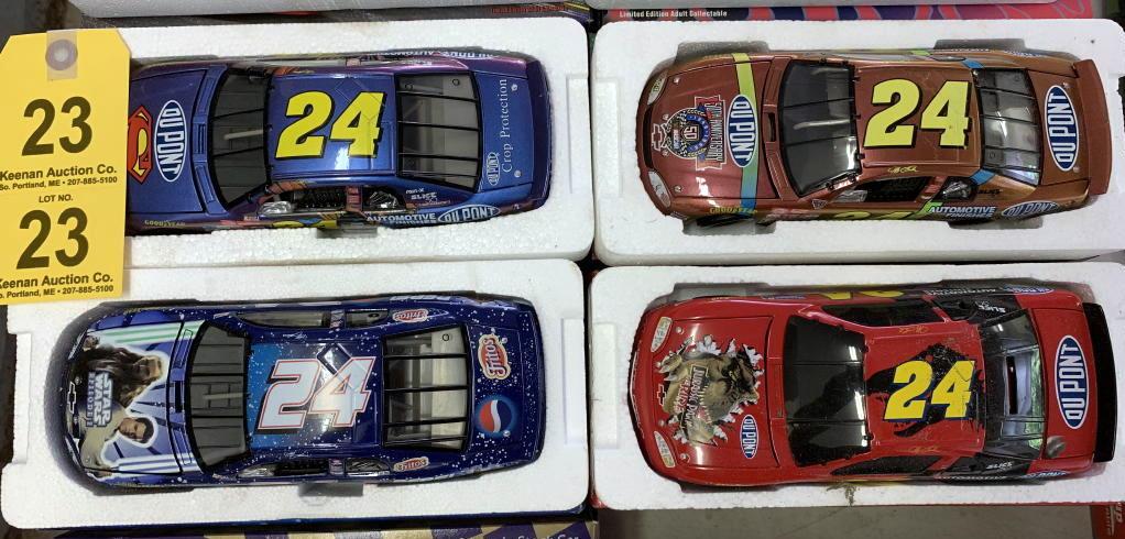 JEFF GORDON SUPERMAN, JURASSIC PARK, SUPERMAN, 50th ANNIVERSARY DIE CAST CARS