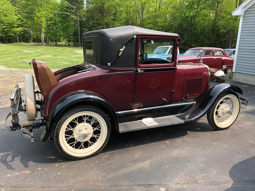 1929 FORD MODEL A DELUXE SPORT COUPE, 83,678 MILES S/N: A3797350