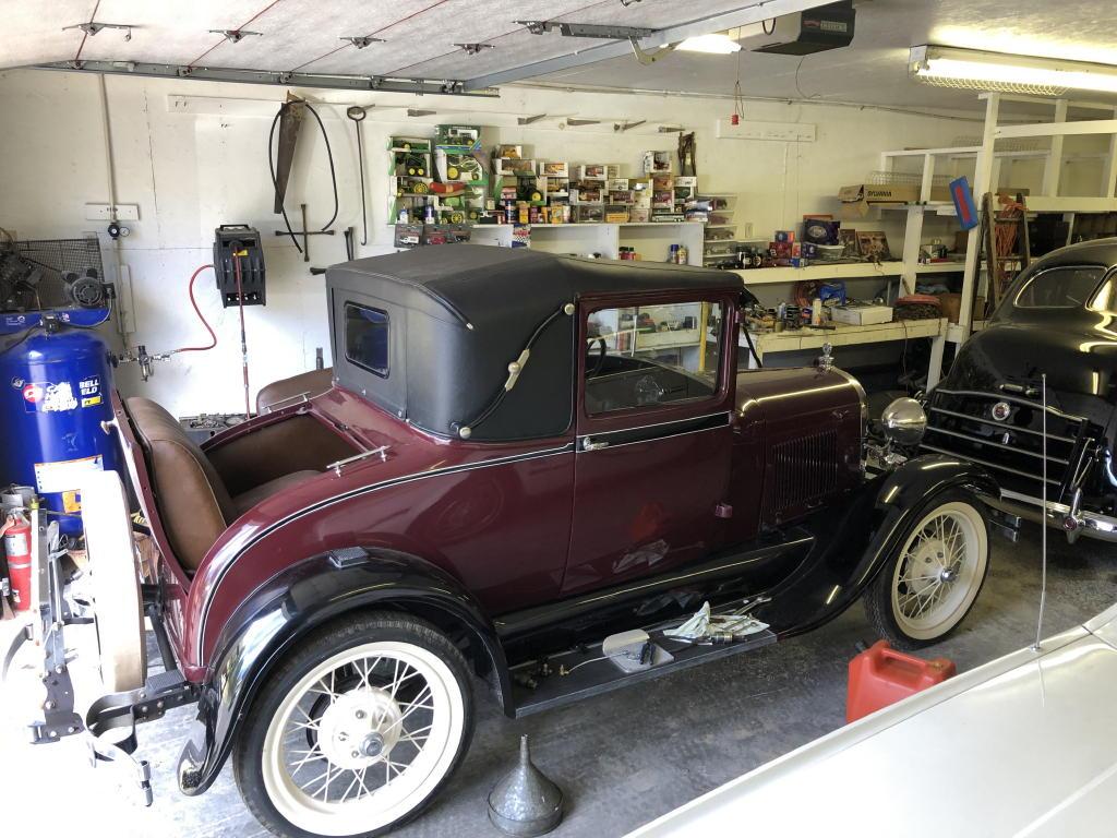 1929 FORD MODEL A DELUXE SPORT COUPE, 83,678 MILES S/N: A3797350