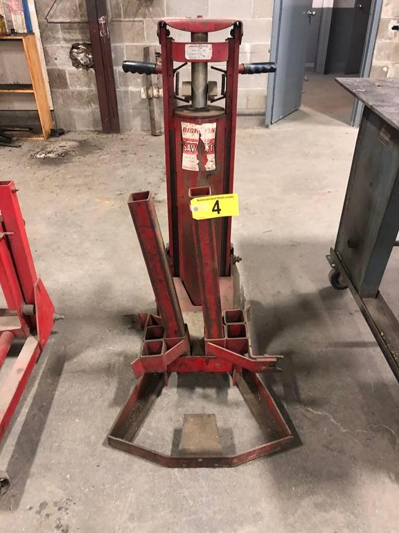 BISHMAN 410 AIR PNEUMATIC BUMPER JACK, S/N: 15436