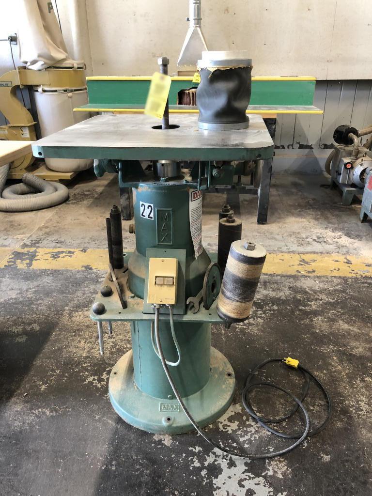 BEACHMONT TABOR VERTICAL SPINDLE SANDER, 1HP, 1PH, S/N: 65184