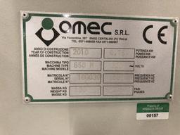 2010 OMEC 650-M DOVETAIL MACHINE, 3PH, 220V, S/N: 100030