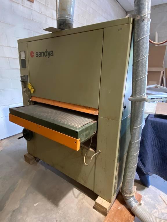 SCM 36" MODEL: UNO WIDE BELT SANDER, 230V, S/N: AE003757