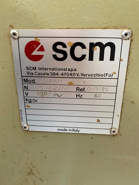 SCM 36" MODEL: UNO WIDE BELT SANDER, 230V, S/N: AE003757