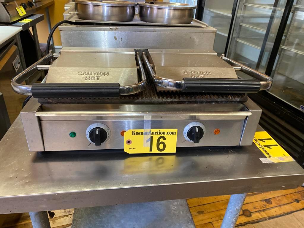 ADCRAFT MODEL SG813B DOUBLE SANDWICH GRILL