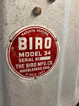 BIRO MODEL 34 COMMERCIAL MEAT BAND SAW, S/N: 4150