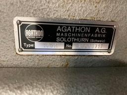 AGATHON MODEL 175A PRECISION TOOL GRINDER, MADE IN SWITZERLAND, S/N: 70666717