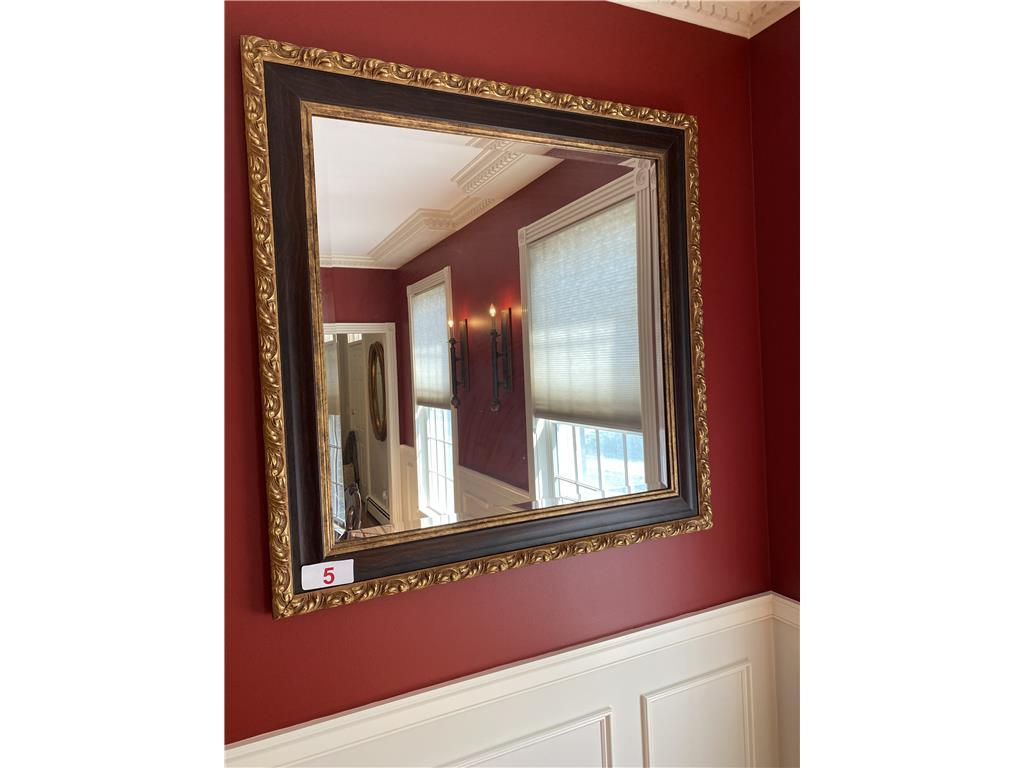 44" X 44" FRAMED MIRROR