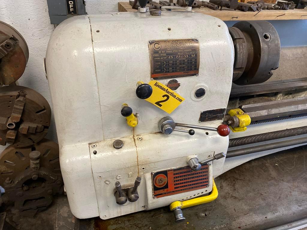 (ELECTRICAL HAS BEEN DISCONNECTED) CLAUSING COLCHESTER 15"x 48" ENGINE LATHE, S/N: 4/36127