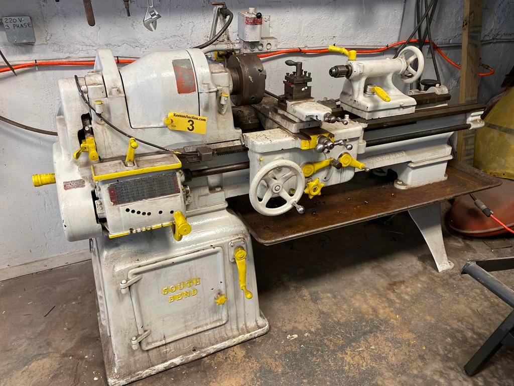 (ELECTRICAL HAS BEEN DISCONNECTED ) SOUTH BEND 14.5"-16" X 36"  QUICK CHANGE GEAR LATHE, S/N: 156724