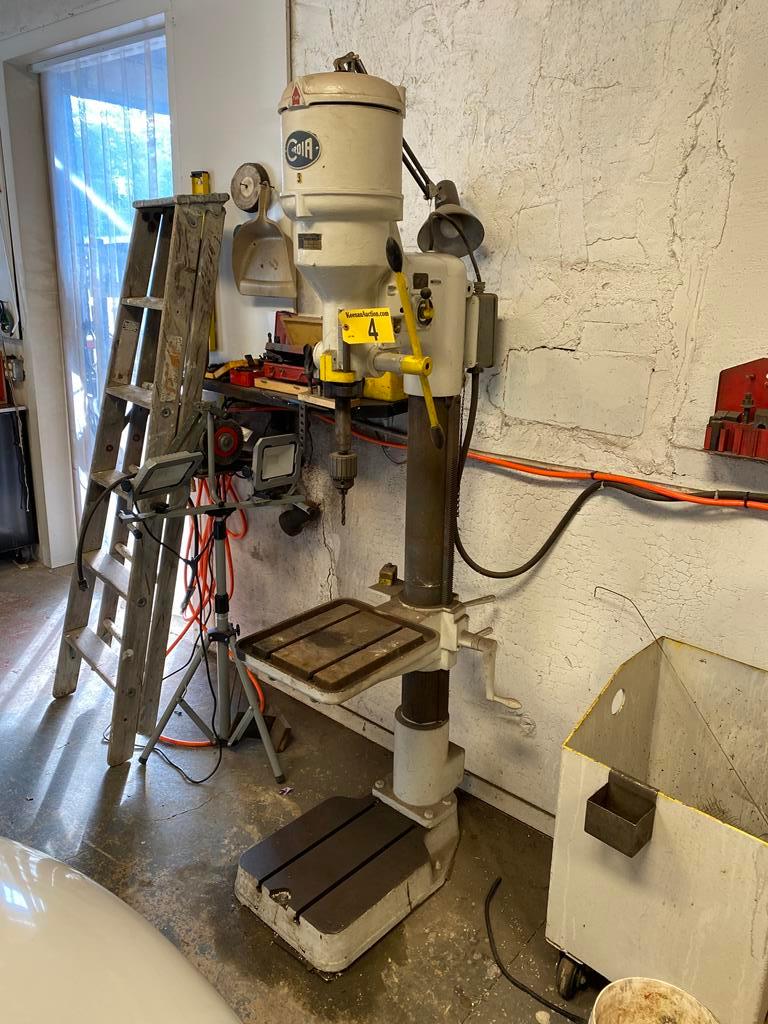 (ELECTRICAL HAS BEEN DISCONNECTED)CORDIA MODEL S-26 FLOOR DRILL PRESS, 440V, 3PH, S/N: 256077