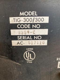 (ELECTRICAL HAS BEEN DISCONNECTED)LINCOLN IDEALARC TIG 300/300 WELDER, S/N: AC-517110