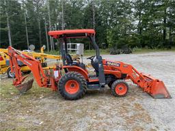 2017 KUBOTA B26, 4WD TRACTOR, LOADER, BACKHOE, HST, 275.8 HRS, S/N: 56263