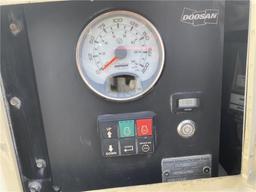 2014 DOOSAN C185 AIR COMPRESSOR, DEUTZ 4CYL. DIESEL, 2.9L, 1,188 HRS., S/N: 4FVCABAA7EU460790