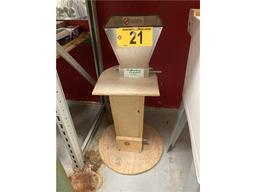 LOT: 2-MILLS, THE BARLEY CRUSHER MALT MILL, MODEL 50125A & CUSTOM WOOD MILL