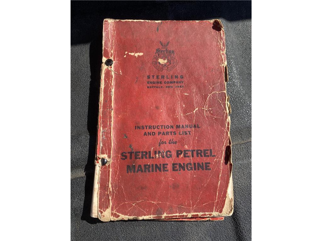 (2) 1943 STERLING PETREL MODEL L-6, 6-CYLINDER MARINE ENGINES, 225HP, GAS, S/N: L61352 & L61899