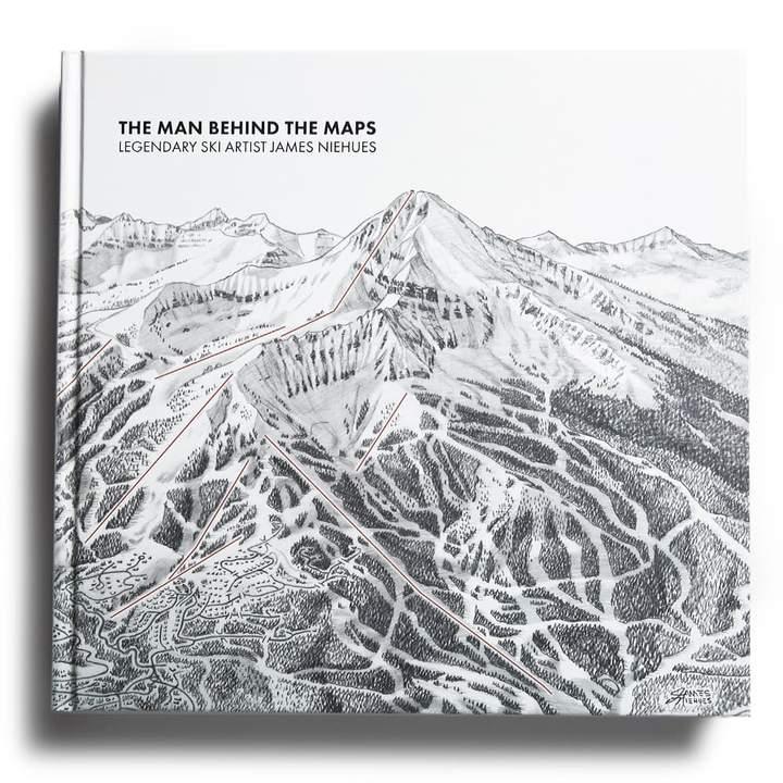SIGNED AND PERSONALIZED SKI TRAIL MAP BOOK BY JAMES NIEHUES - THE MAN BEHIND THE MAPS - $250 VALUE