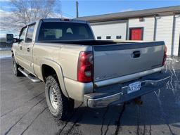 (WATCH VIDEO) 2003 CHEVROLET 2500HD CREWCAB 6.6L DIESEL, ALLISON AUTO, S/N:  1GCHK23163F150354