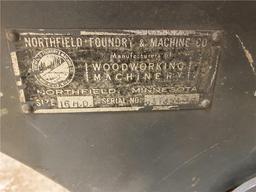 NORTHFIELD JOINTER MODEL 16HD, 16", 5HP, 3PH, W/ CART