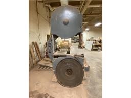 TANNEWITZ MODEL G1 36" VERTICAL BAND SAW, S/N: 8257, W/ REEVES VARIABLE SPEED DRIVE, 7.5HP, 3PH