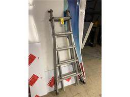 ALUMINUM EXTENSION TRESTLE LADDER