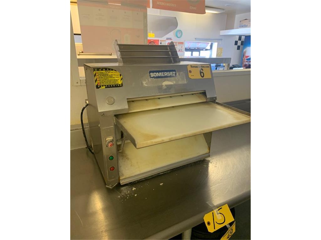 SOMERSET MODEL CDR-2000LC DOUGH ROLLER